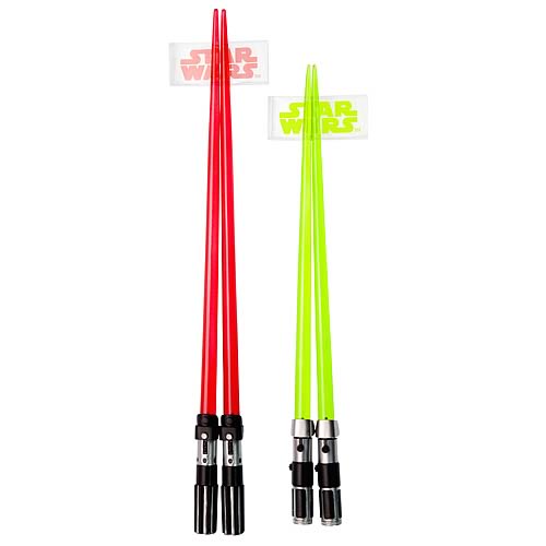 Star Wars Yoda and Vader Lightsaber Chopsticks Set